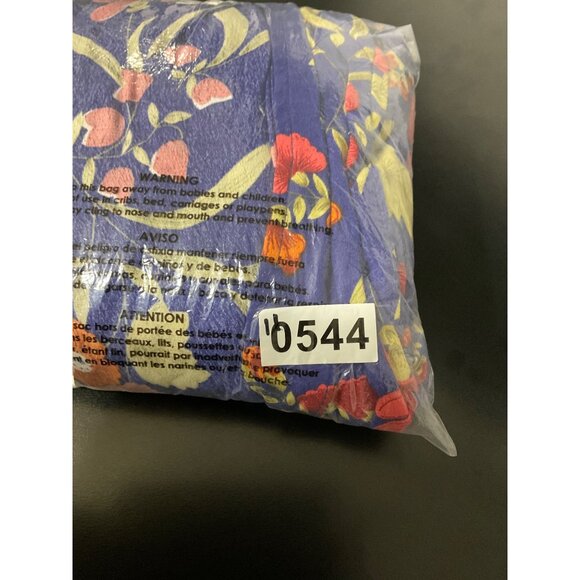 PRIVACY PLEASE Blue Floral Wrap Plaza Kimono Maxi Dress size Small - Picture 9 of 10